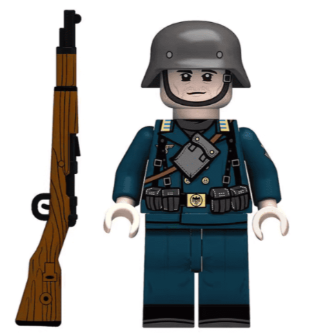 WW2 Military Artilleristen-Obermaat Custom Military Minifigure