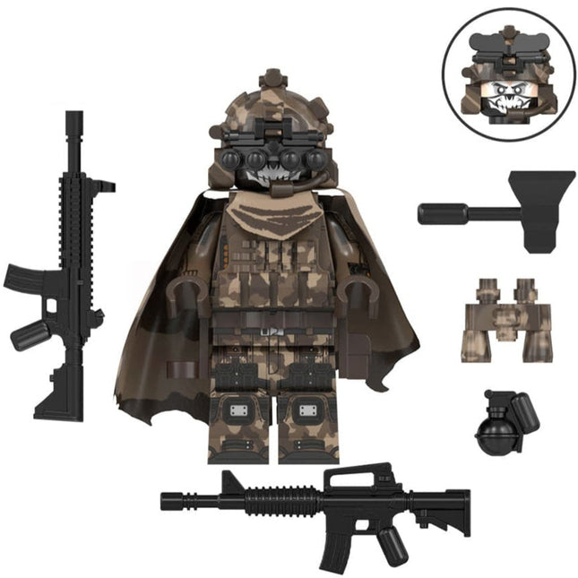 Commando Soldier Custom Military Minifigure