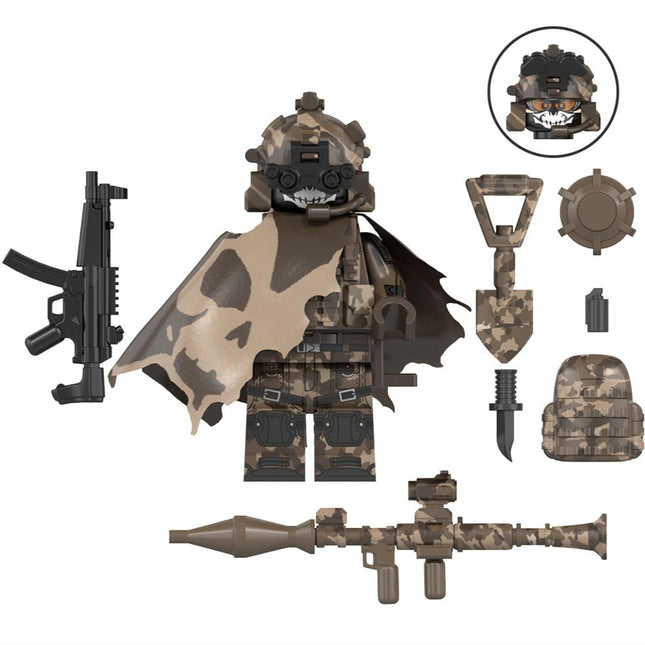 Engineer Soldier Custom Military Minifigure