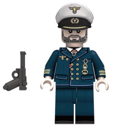 WW2 Military Oberleutnant zur See Custom Military Minifigure