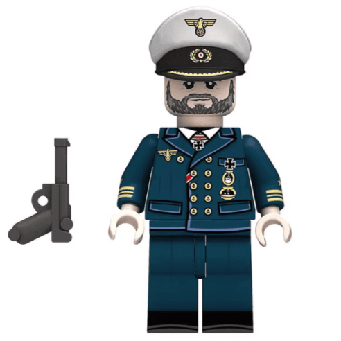 WW2 Military Oberleutnant zur See Custom Military Minifigure