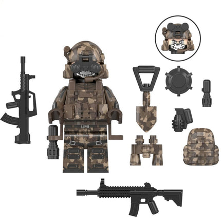 Scout Soldier Custom Military Minifigure