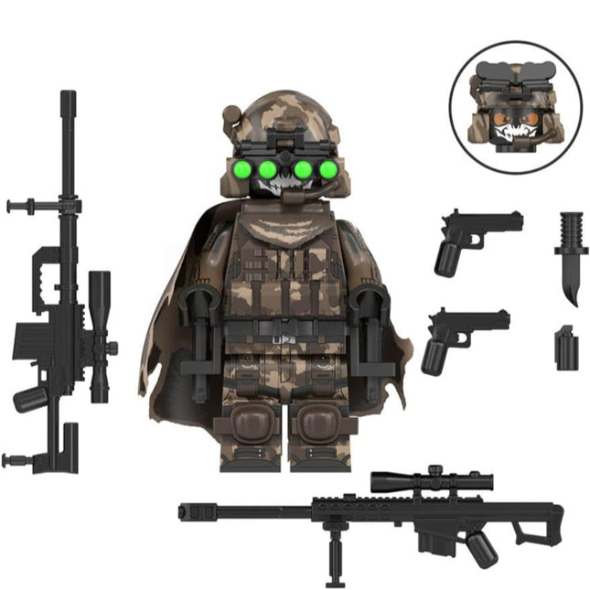 Sniper Soldier Custom Military Minifigure