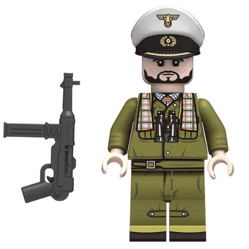 WW2 Military U-Boat Commander Custom Military Minifigure