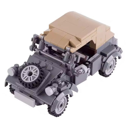WW2 German Kubelwagen Utility Vehicle Custom Military MOC