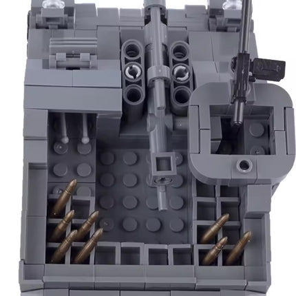 WW2 USA M7 Priest Tank Custom Military MOC