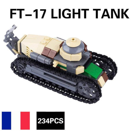 Renault FT-17 Light Tank Custom Military MOC