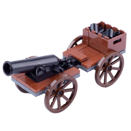 Mobile Artillery Cannon Custom Military MOC Set