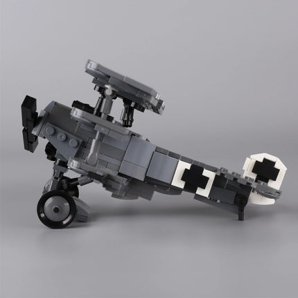 WW1 German Fokker Dr.I Fighter Aircraft Custom Military MOC