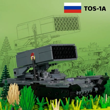 Russia TOS-1A Rocket Launcher Custom Military MOC