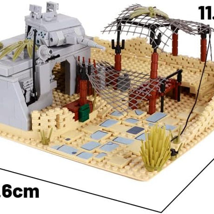 Desert Battlefield Trenches MOC Set