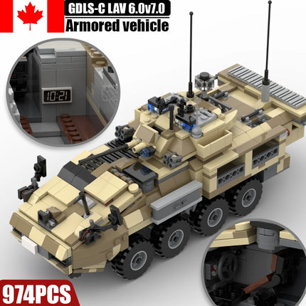 GDLS-C LAV 6 IFV Canadian Army Custom Military MOC