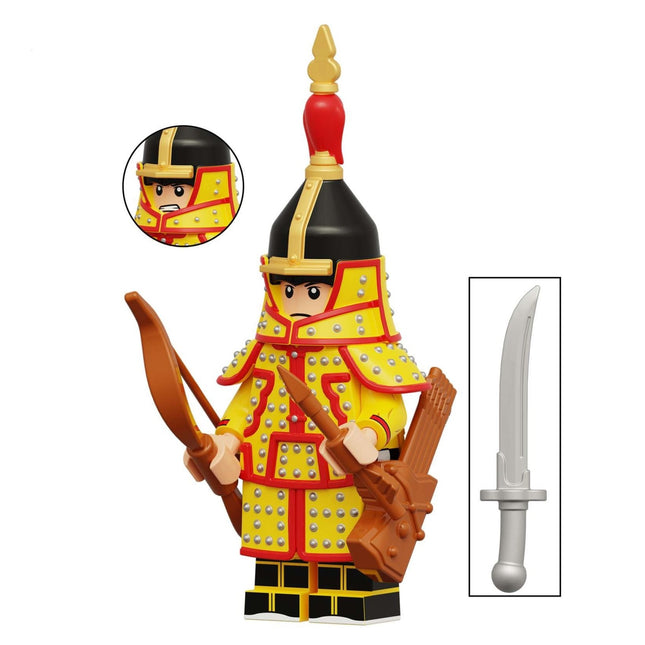 Bordered Yellow Banner Manchu Eight Banners Army Minifigure