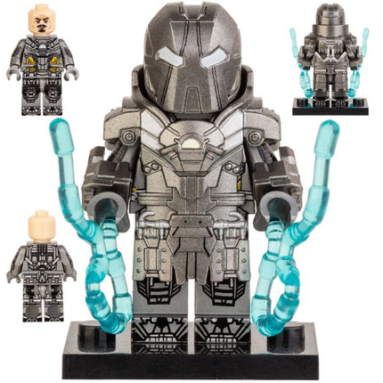 Whiplash Armor Mark 2 Custom Marvel Superhero Minifigure