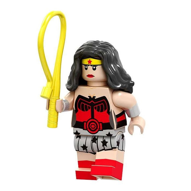 Red Son Wonder Woman Custom DC Comic Superhero Minifigure