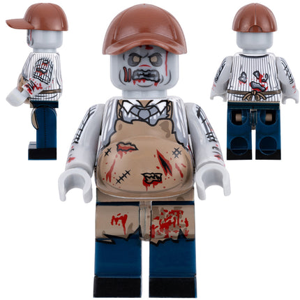 Fat Zombie Custom Horror Minifigure