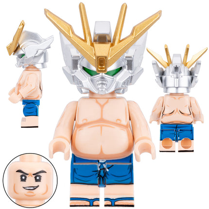 Fat Gundam Custom Anime Minifigure