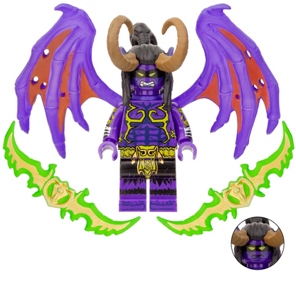 Illidan Stormrage from World of Warcraft Minifigure