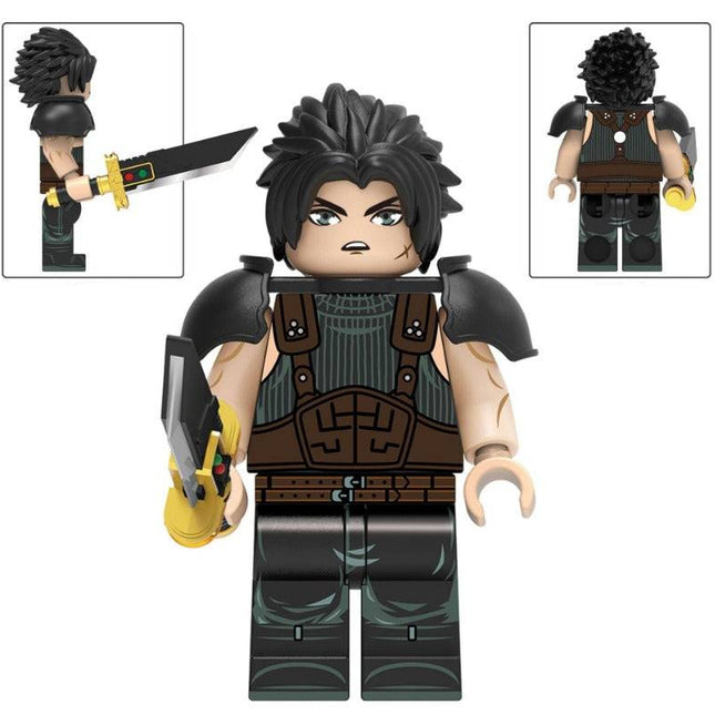 Zack Fair from Final Fantasy VII Custom Minifigure