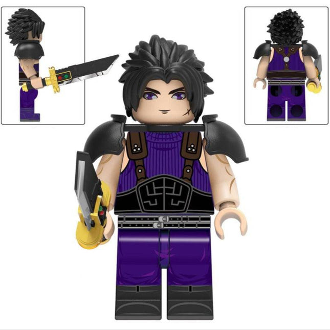 Zack Fair from Final Fantasy VII Custom Minifigure