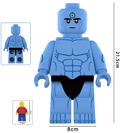 Dr Manhattan Custom DC Watchmen Superhero Megafigure Large Minifigure