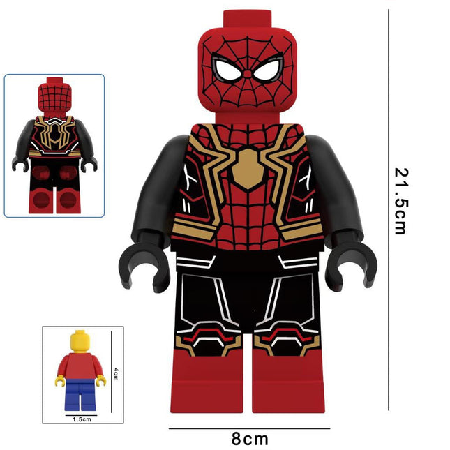 Spider-Man (Integrated Suit) Custom Marvel Superhero Megafigure Large Minifigure