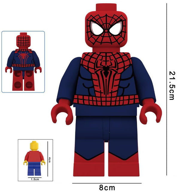 Spider-Man (TASM 2) Custom Marvel Superhero Megafigure Large Minifigure