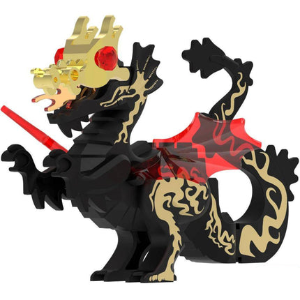 Medieval Big Dragon Custom Medieval Dragons Minifigure
