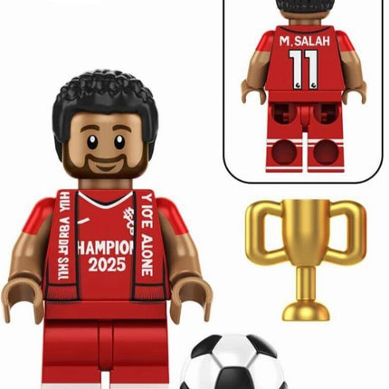 Mohamed Salah Custom Football Player Minifigure