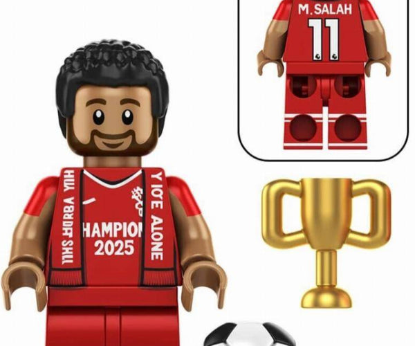Liverpool Players Liverpool Fc Lego Figures Mohamed Salah Custom