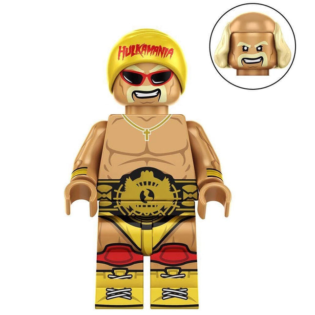 Hulk Hogan Custom Wrestling Icon Minifigure