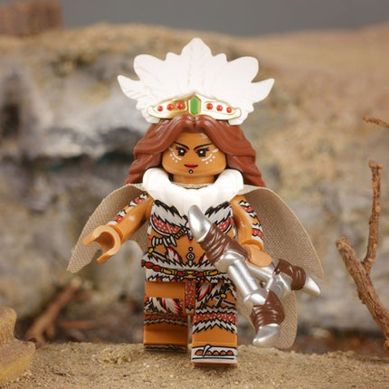 Zhu Rong Yue Barbarian Warrior Custom Minifigure