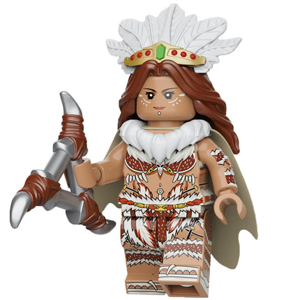 Zhu Rong Yue Barbarian Warrior Custom Minifigure