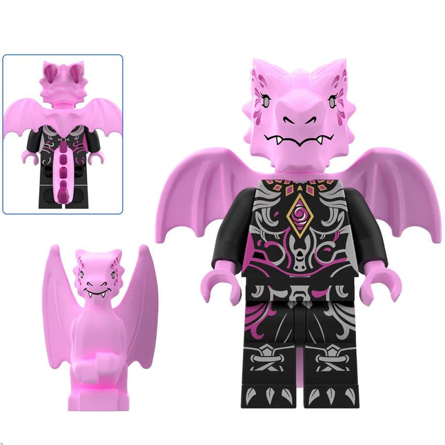 Pink Dragon Night Custom Dungeons and Dragons Minifigure
