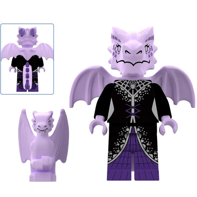 Purple Dragon Night Custom Dungeons and Dragons Minifigure