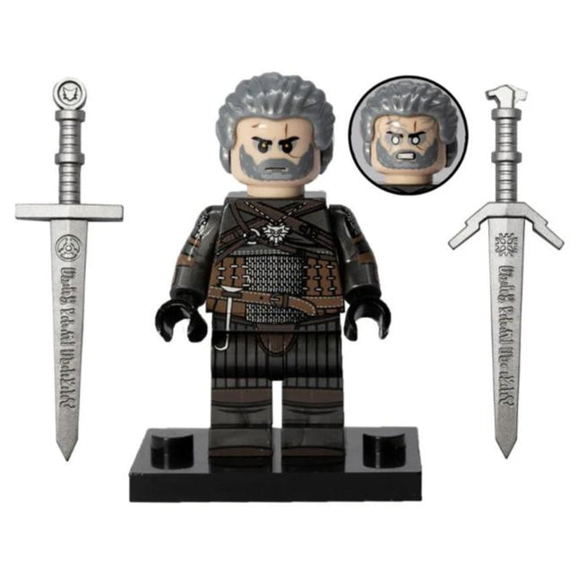 Geralt of Rivia From The Witcher Custom Minifigure