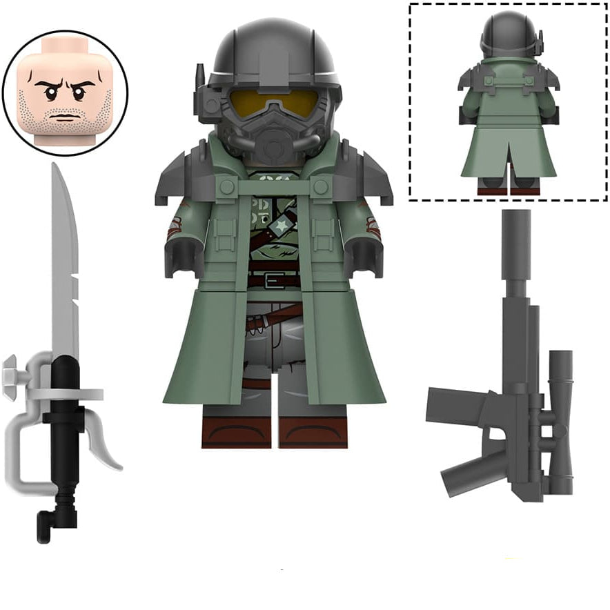 Riot Ranger Custom Fallout Minifigure – Minifigure Bricks