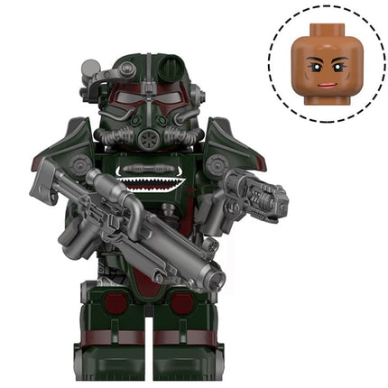 T-45 Power Armor (Hot Rod Shark) Custom Fallout Minifigure