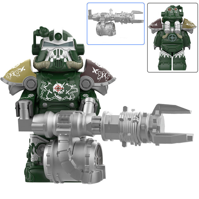 T-51 Power Armor (Gunner Captain) Custom Fallout Minifigure