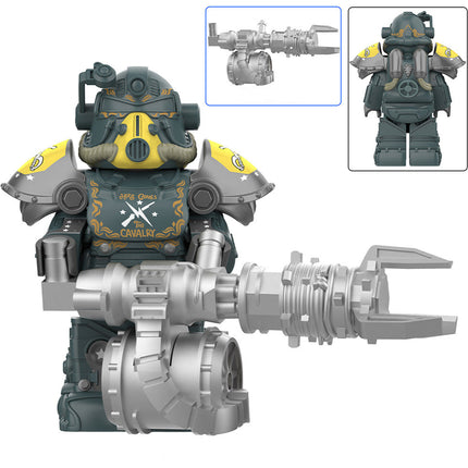 T-51 Power Armor (Minutemen Armored Cavalry) Custom Fallout Minifigure