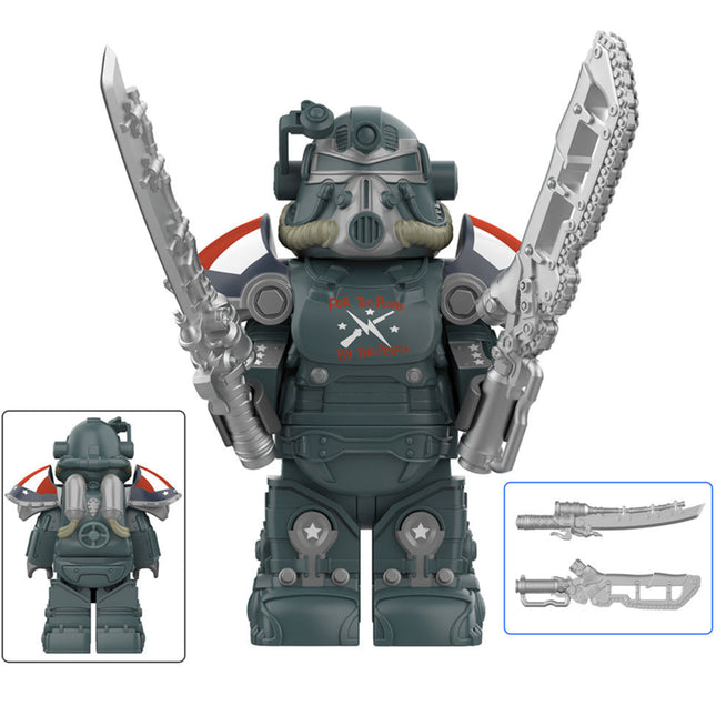 T-51 Power Armor (Minutemen Patriot) Custom Fallout Minifigure