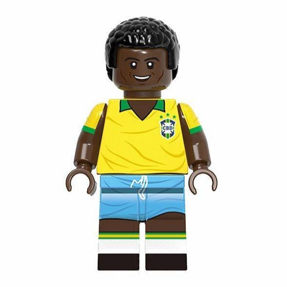 Pele Custom Minifigure Football Legend