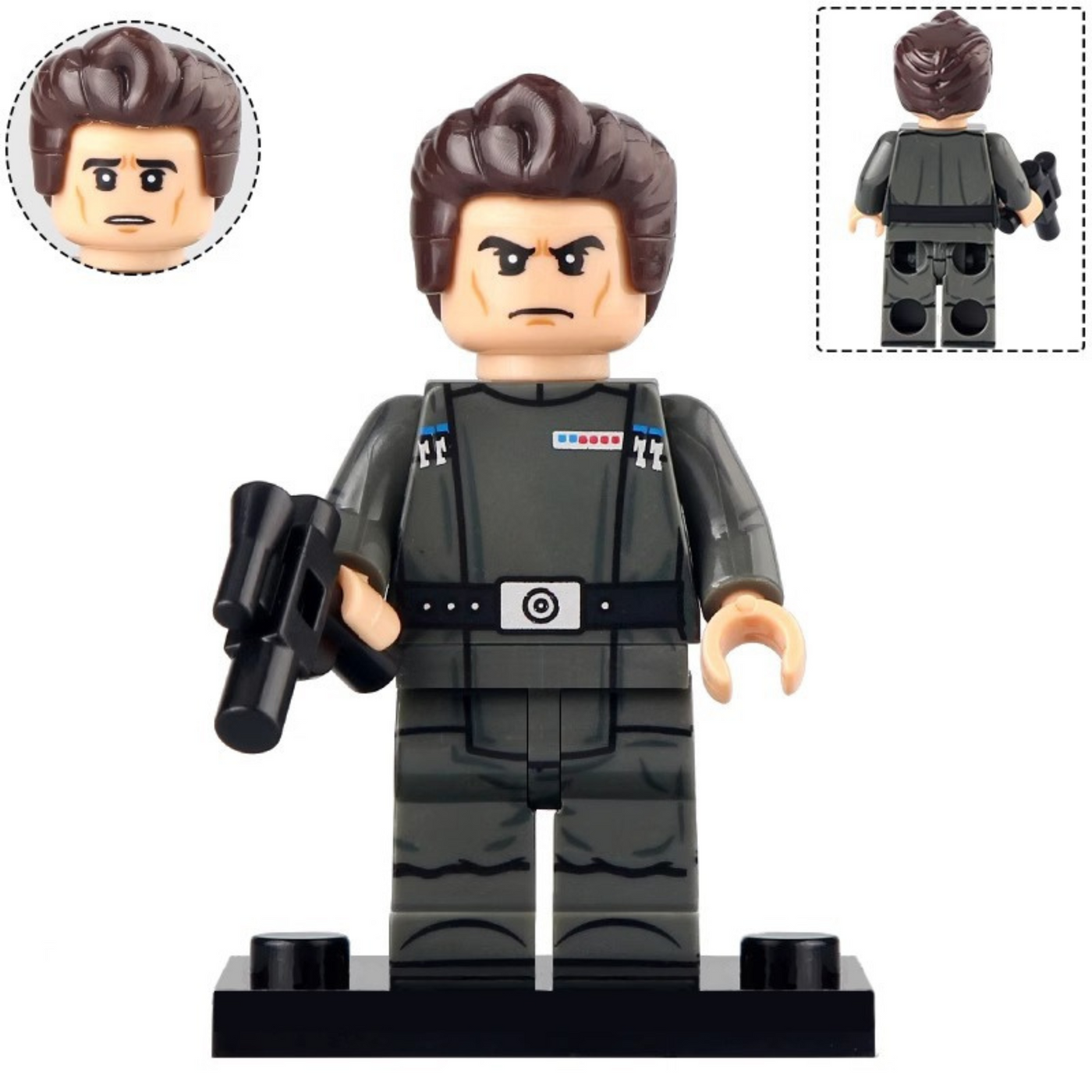 Vice Admiral Edmon Rampart Custom Star Wars Minifigure – Minifigure Bricks