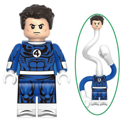 Mr Fantastic (Fantastic Four) Custom Marvel Superhero Minifigure