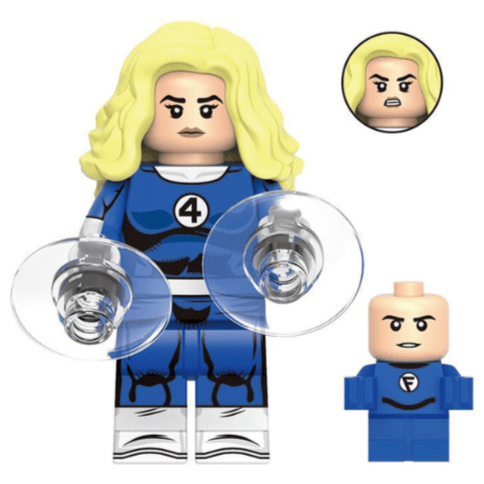 Invisible Woman (Fantastic Four) Custom Marvel Superhero Minifigure