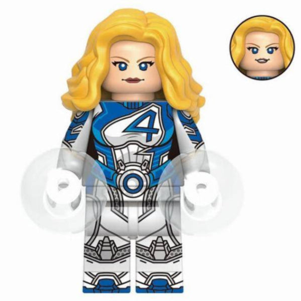 Invisible Woman (Marvel Rivals) Custom Marvel Superhero Minifigure