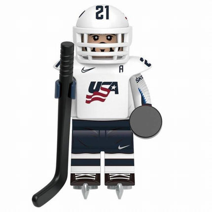 American National Ice Hockey Team Player Custom Minifigure