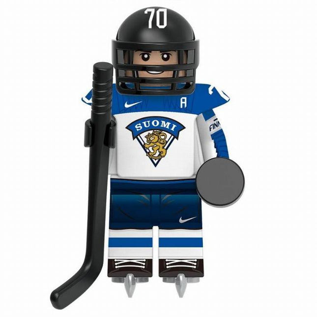 Finland National Ice Hockey Team Player Custom Minifigure