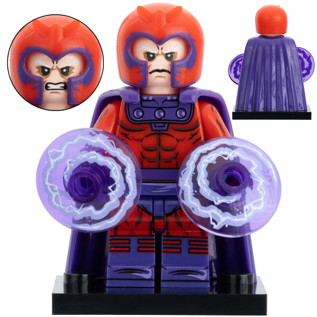 Magneto (X-Men) Custom Marvel Superhero Minifigure