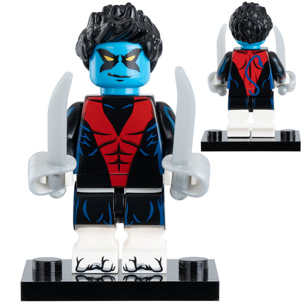 Nightcrawler (X-Men) Custom Marvel Superhero Minifigure